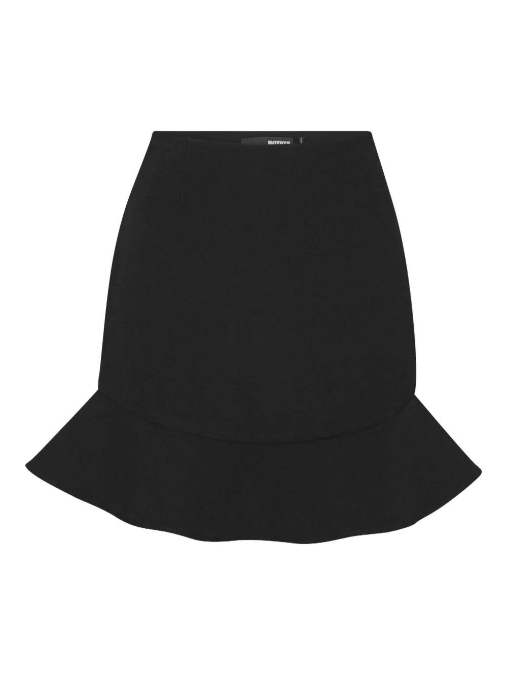 ROTATE BIRGER CHRISTENSEN Ruffle Mini Skirt | Black | FARFETCH SI | Farfetch Global