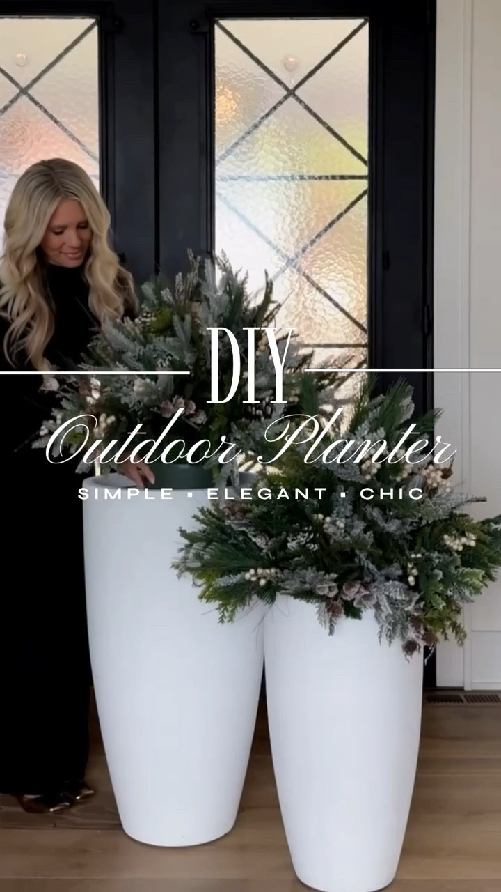 🎄DIY HOLIDAY URN🎄
⁣
I wanted to create something simple and unique for our front porch this year. My new planters are absolutely PERFECT. I used the premade, prelit urn filler, added 6-8 additional branches, an obelisk and 3 lit branch stems. They are stunning! Unfortunately my largest planter is sold out, but the smaller is in stock and I linked other favorites. ⁣

#LTKHome #LTKVideo #LTKHoliday