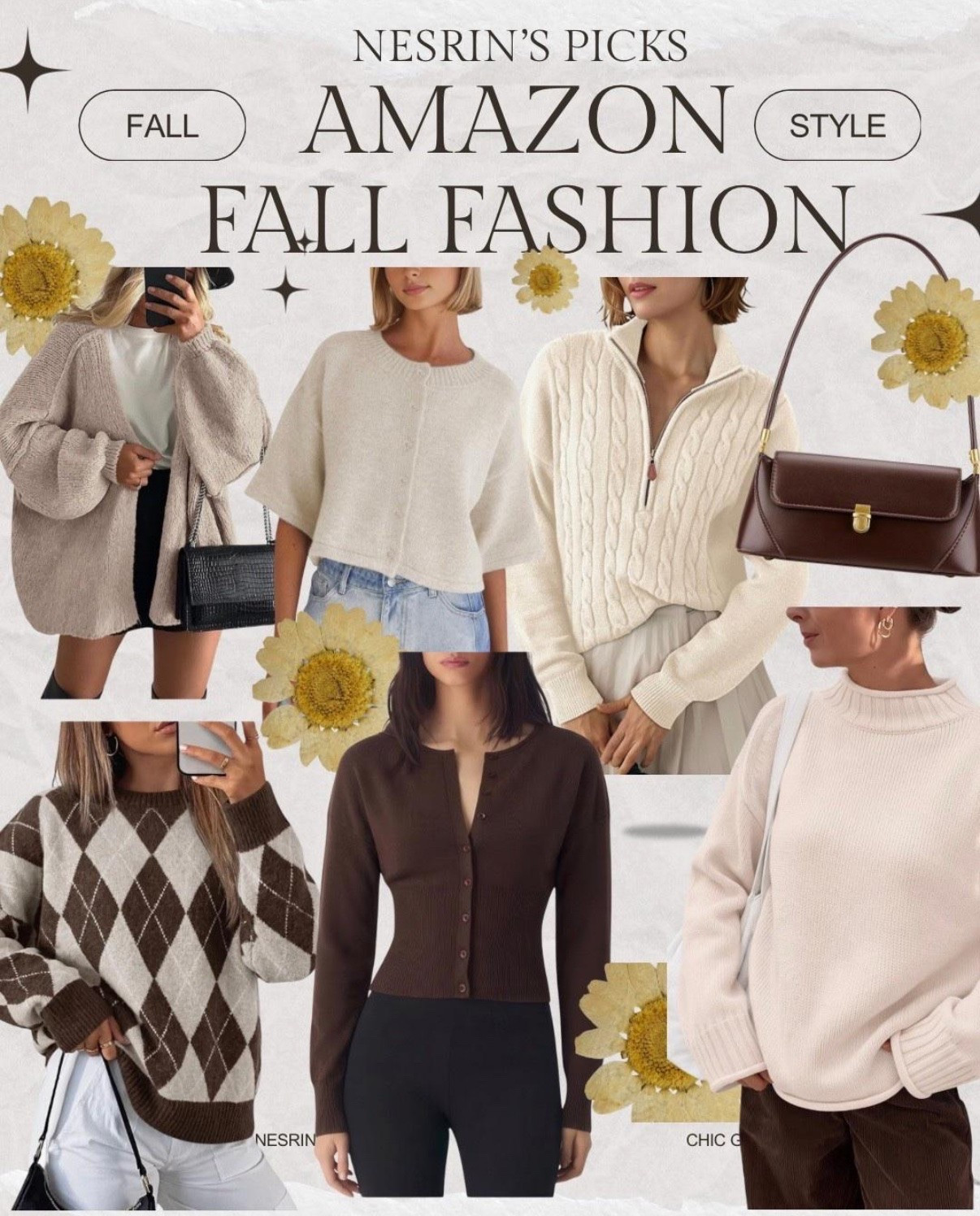 amazon fashion / chic girl finds / neutral fashion style .cool girl style #amazonsweater #brownaesthetic #neutralfashionstyle #amazonfinds #fallfashion