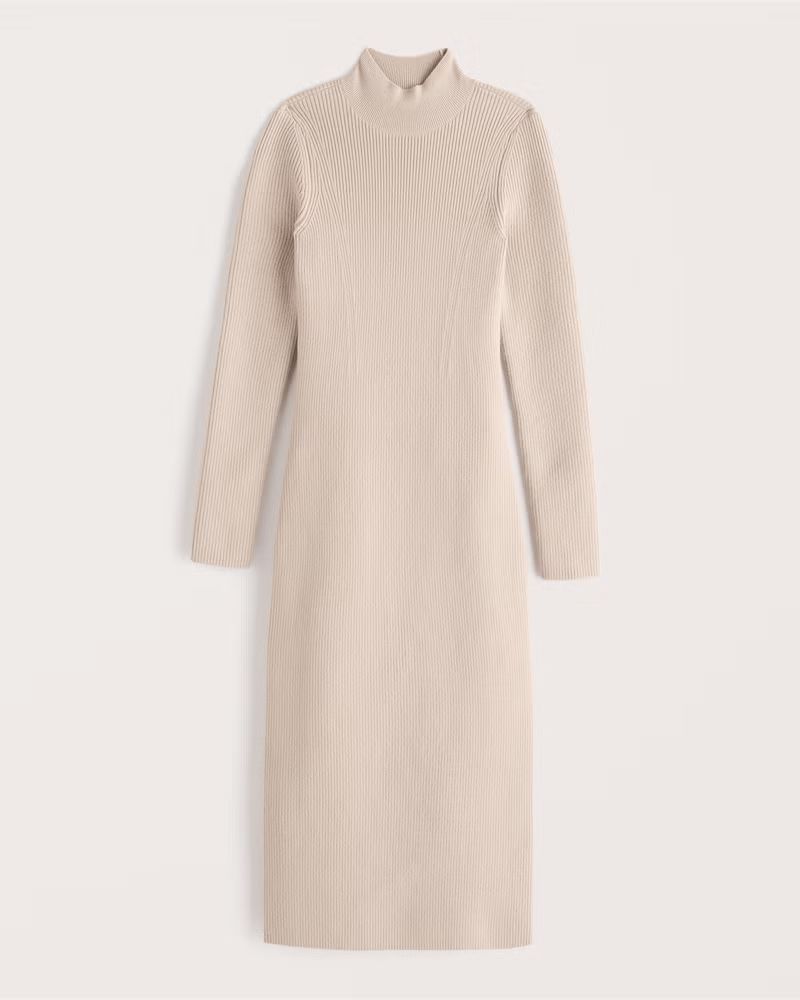 Women's Open-Back Midi Sweater Dress | Women's Dresses & Jumpsuits | Abercrombie.com | Abercrombie & Fitch (UK)