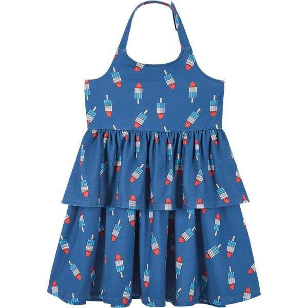 Rocket Popsicle Dress, Blue | Maisonette