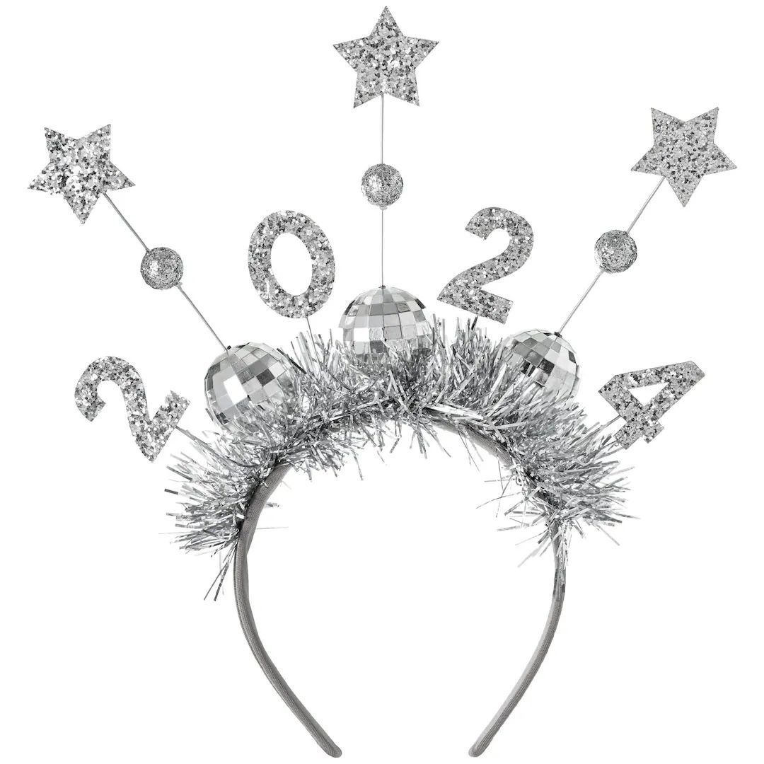 2024 Disco Ball Deluxe Headband: New Year's Eve Glamour - Etsy | Etsy (US)