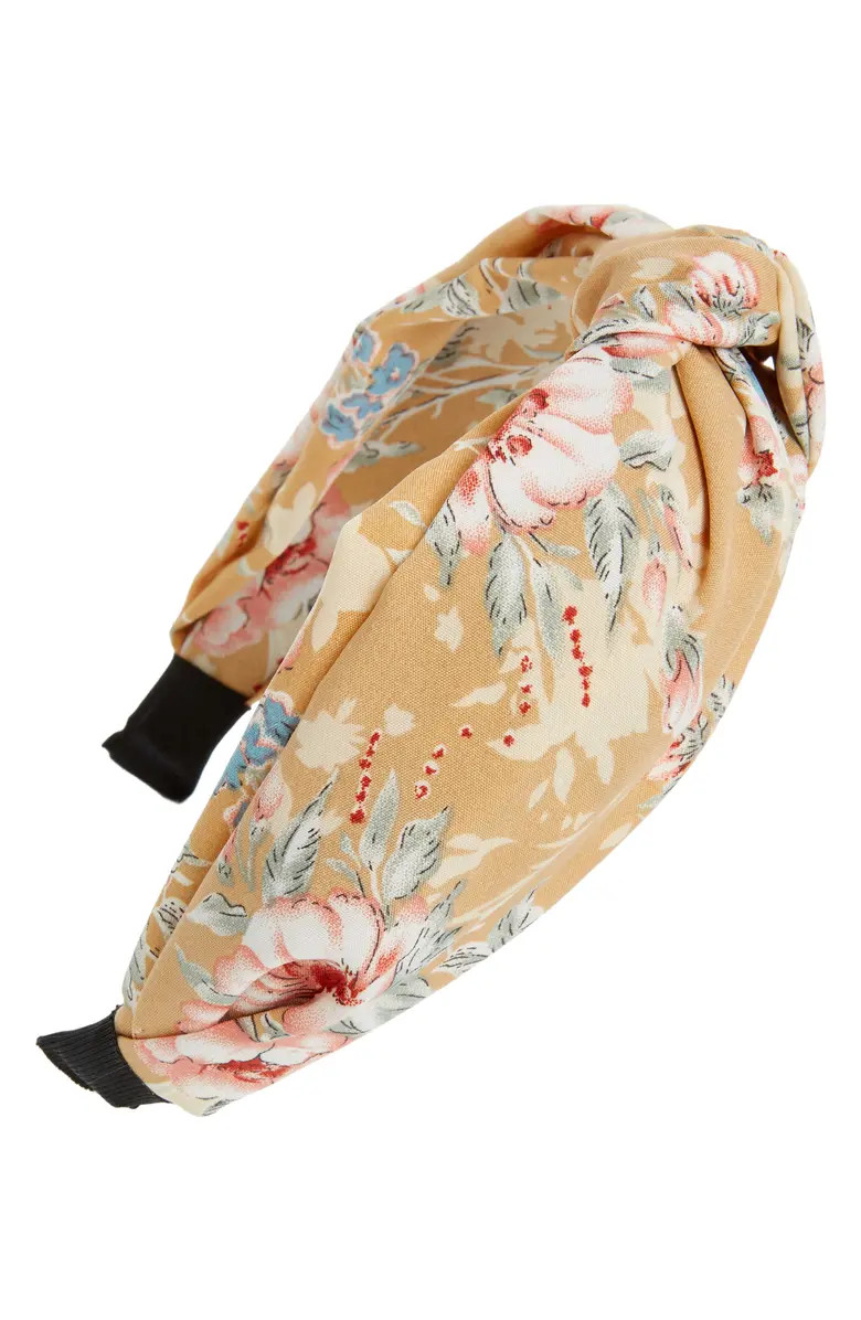 NATASHA Floral Print Knotted Headband | Nordstrom | Nordstrom Canada