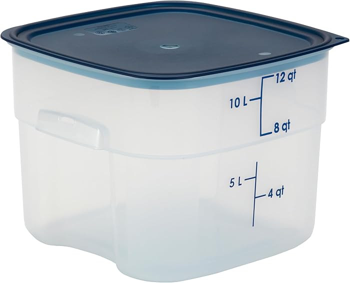 Cambro FreshPro 12 Quart (QT) Food Storage Container with Lid (Restaurant Grade) - for Food Prep,... | Amazon (US)