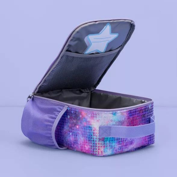 Kids' Lunch Tote Galaxy All Over Sequin - More Than Magic™ | Target