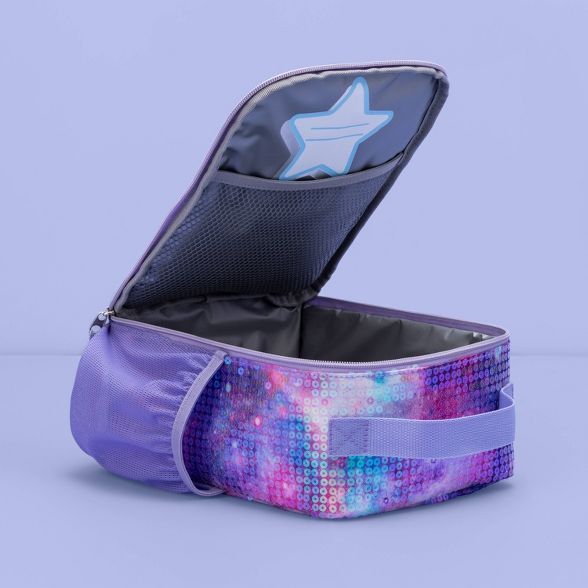 Kids&#39; Lunch Tote Galaxy All Over Sequin - More Than Magic&#8482; | Target