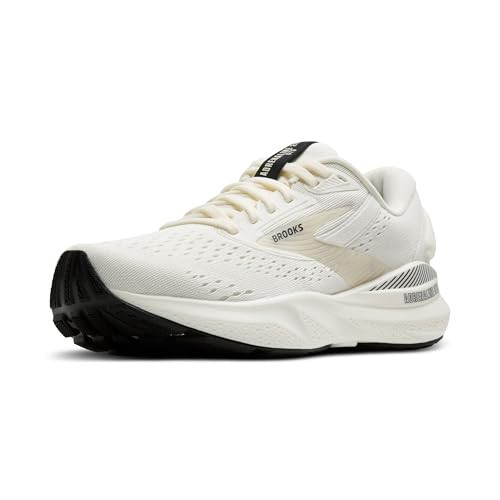 Brooks Women’s Adrenaline GTS 24 Supportive Running Shoe - Coconut/Black/White Sand - 9.5 Medium | Amazon (US)