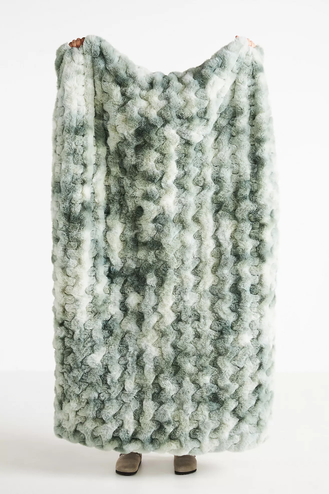 Luxe Faux Fur Throw Blanket | Anthropologie (US)