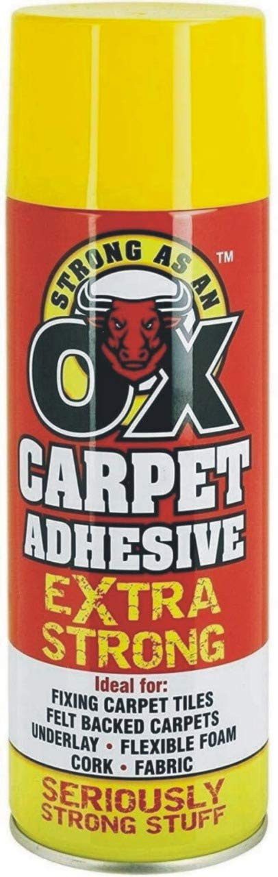 Rapide Extra Strong Spray Adhesive - 500ml Multipurpose Contact Glue for Carpet, Paper, Fabric, T... | Amazon (UK)