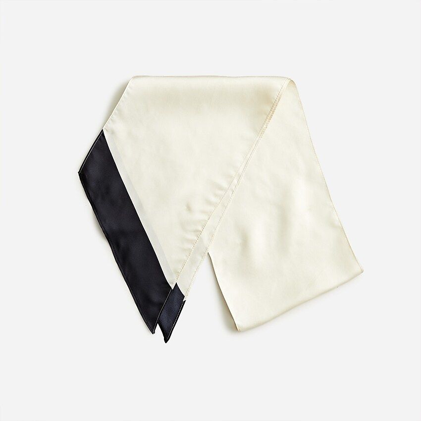 Tapered silk scarf | J.Crew US