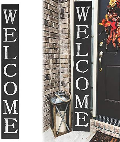 DQ DQ HOME DECOR, Welcome Sign for Front Door 72inch Front Porch Home Decor Indoor Outdoor Wood S... | Amazon (US)