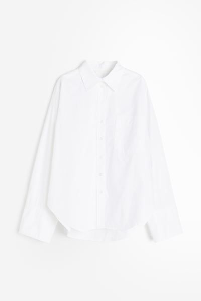 Oversized Cotton Shirt | H&M (US + CA)