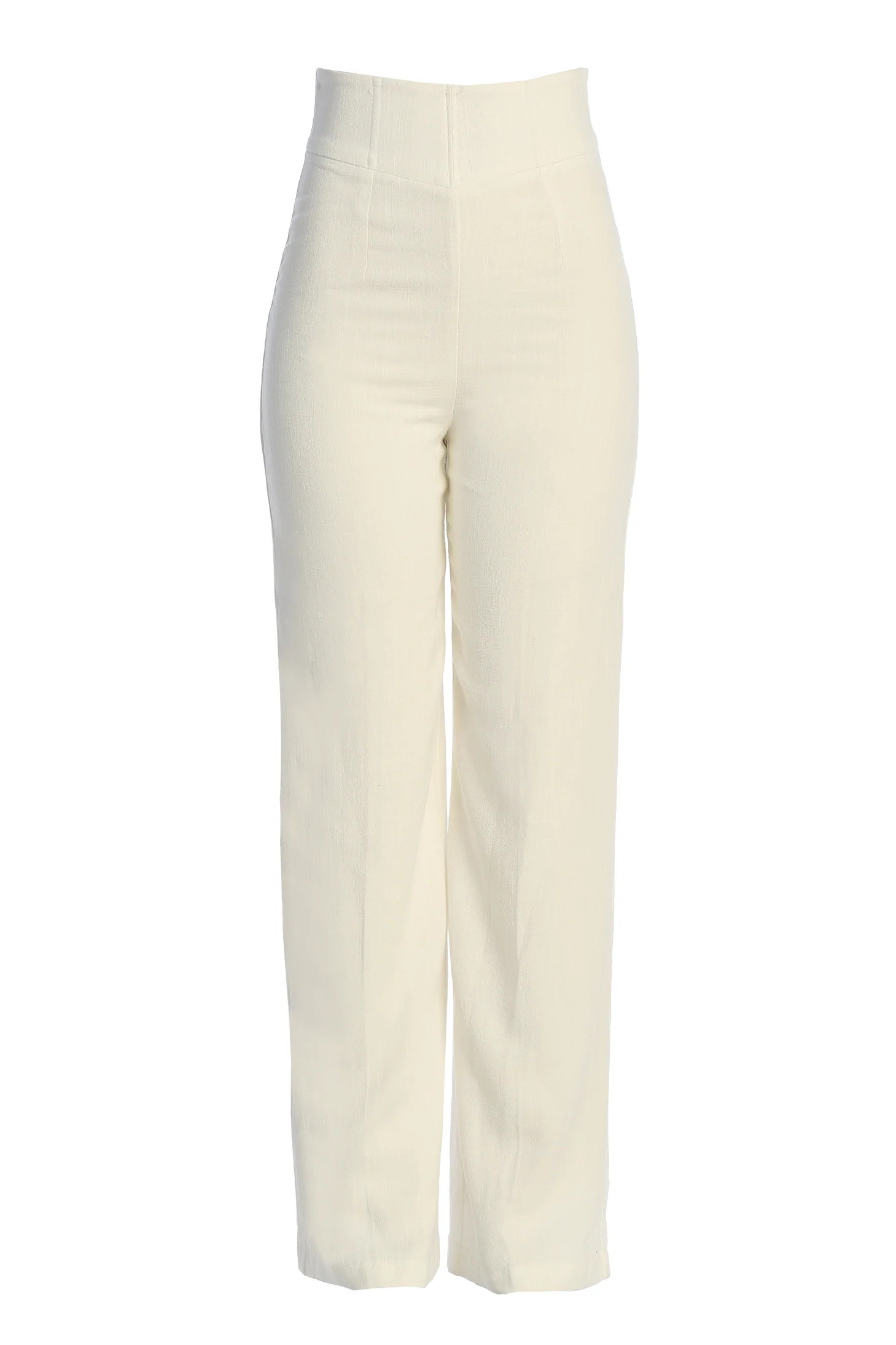 Ivory Explorer Linen Pants | JLUXLABEL