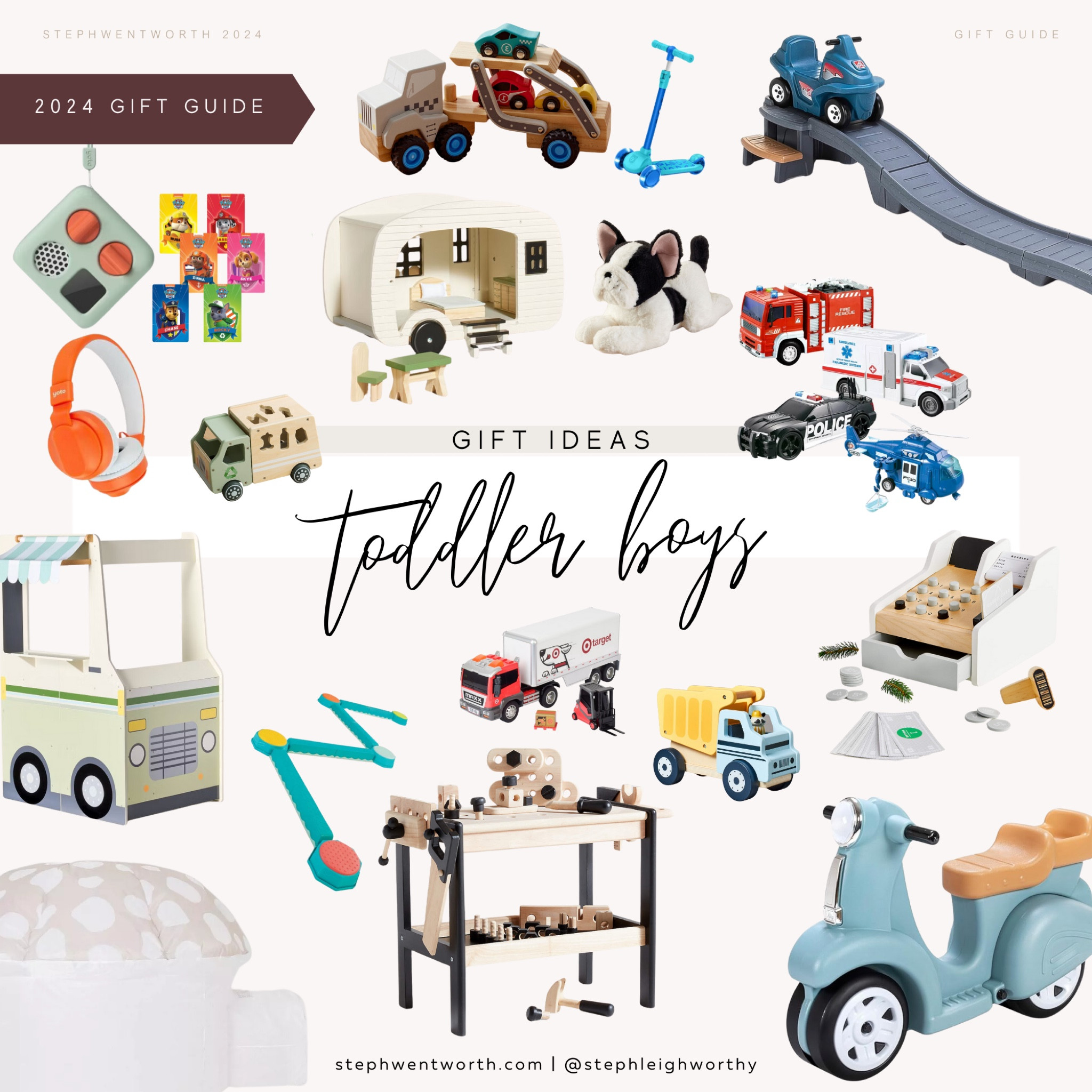 Gift guide for toddler boys!! So many of coop and decks favorites and their wish list items! 

#LTKKids #LTKHoliday #LTKGiftGuide