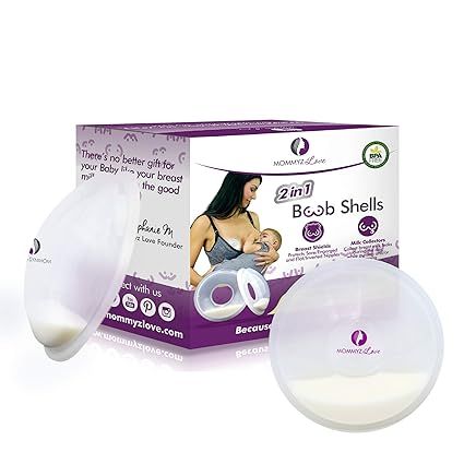 Breast Shell & Milk Catcher for Breastfeeding Relief (2 in 1) Protect Cracked, Sore, Engorged Nip... | Amazon (US)