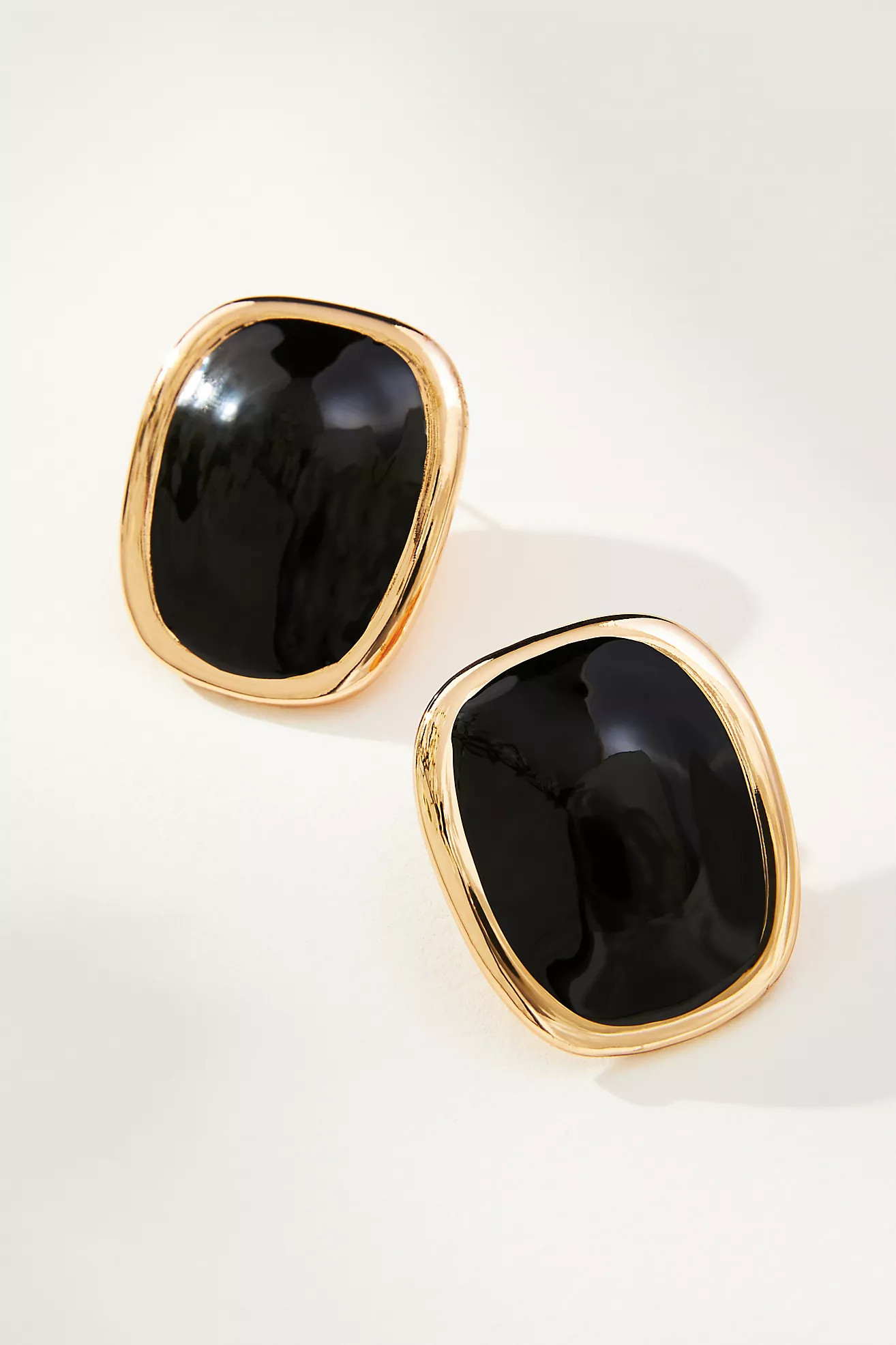 Rounded Square Post Earrings | Anthropologie (US)