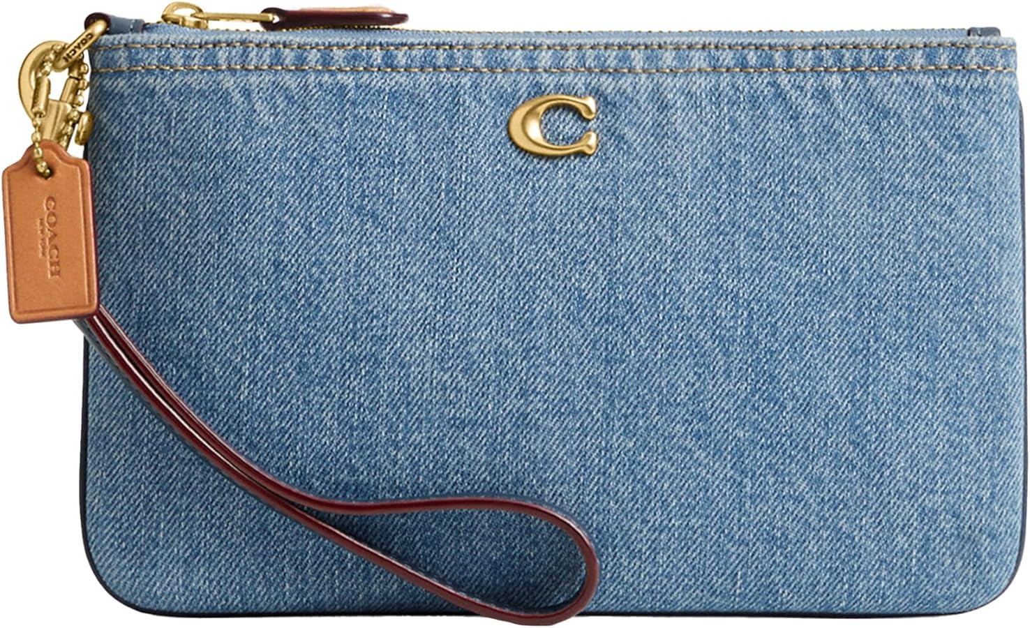 Coach Small Wristlet, Indigo | Amazon (US)