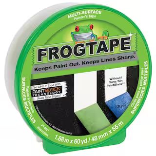 FrogTape Multi-Surface 1.88 in. x 60 yds. Painter's Tape with PaintBlock 240904 | The Home Depot