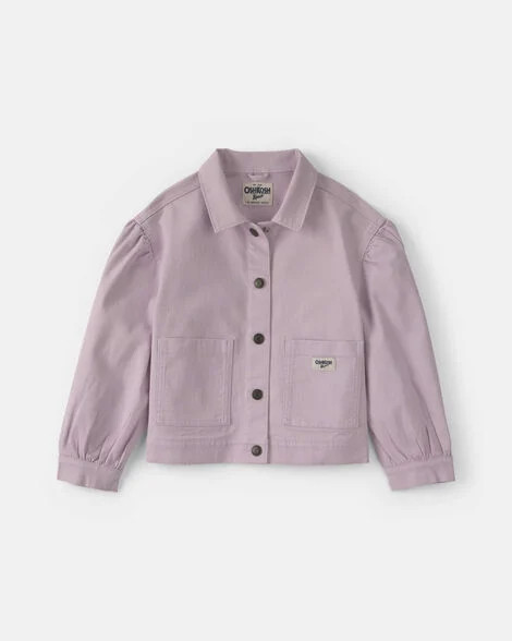 Girls Twill Bomber Jacket - Purple - OshKosh B'gosh | Carter's | Carter's Inc