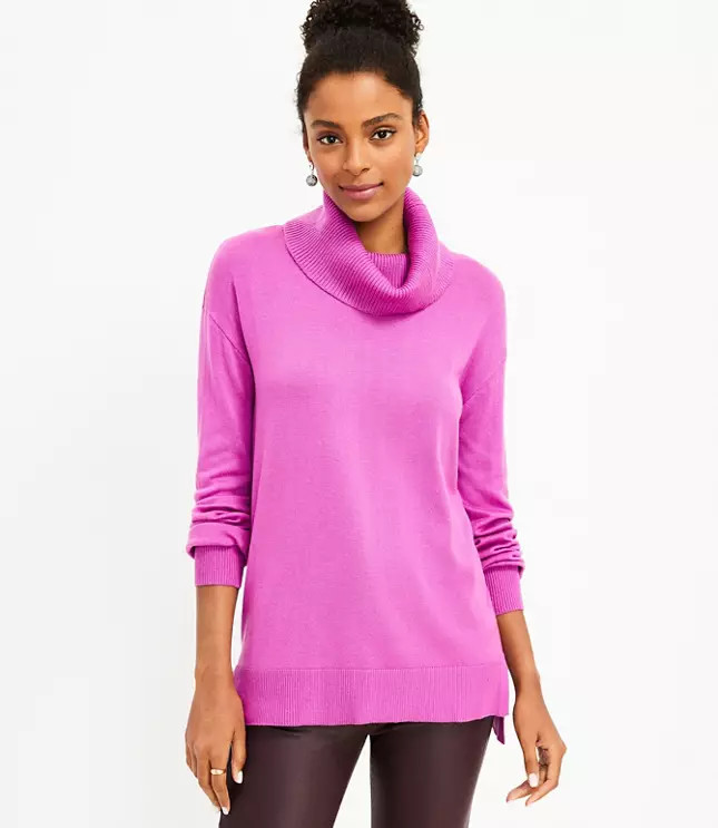 Cowl Tunic Sweater | LOFT