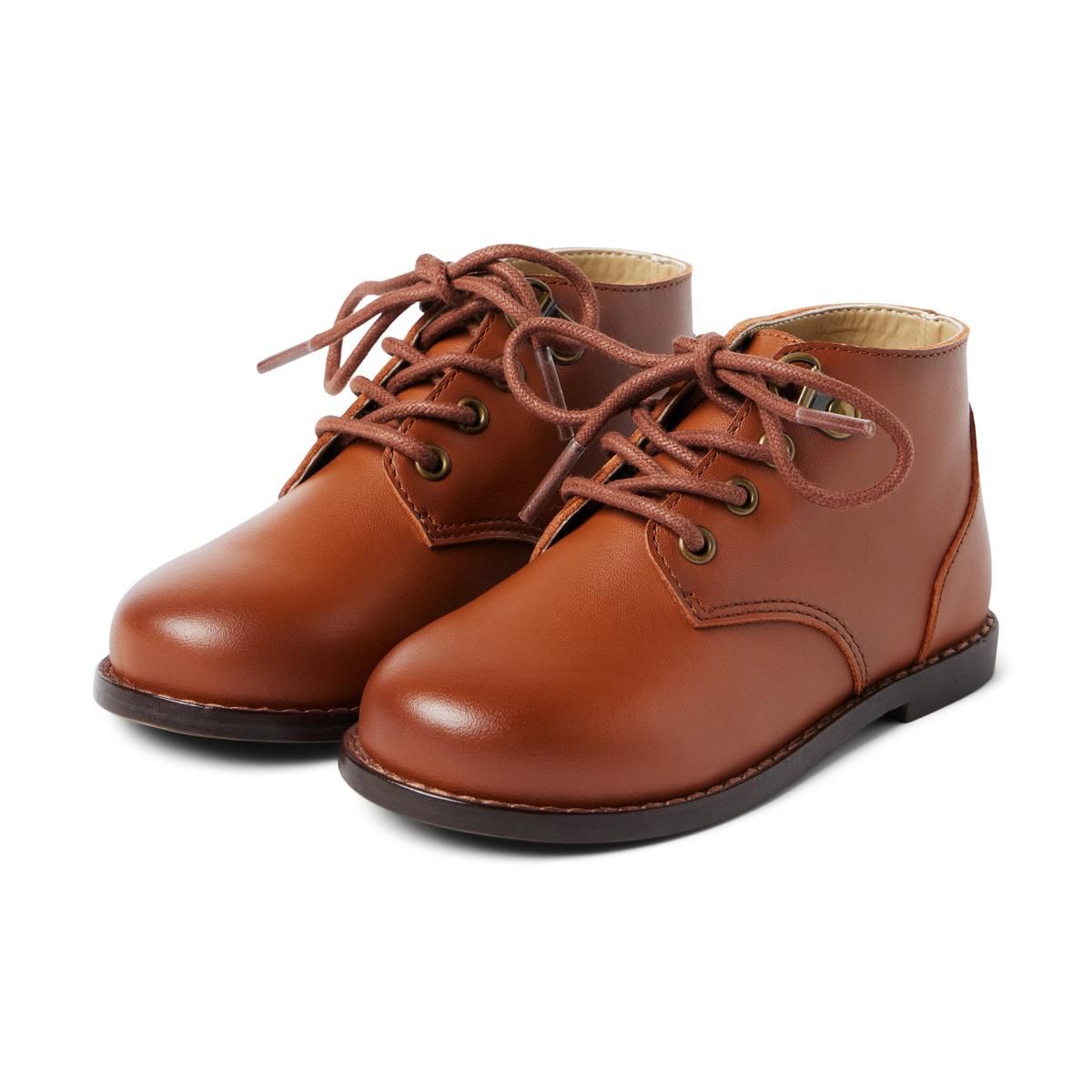 Leather Lace-Up Boot | Janie and Jack