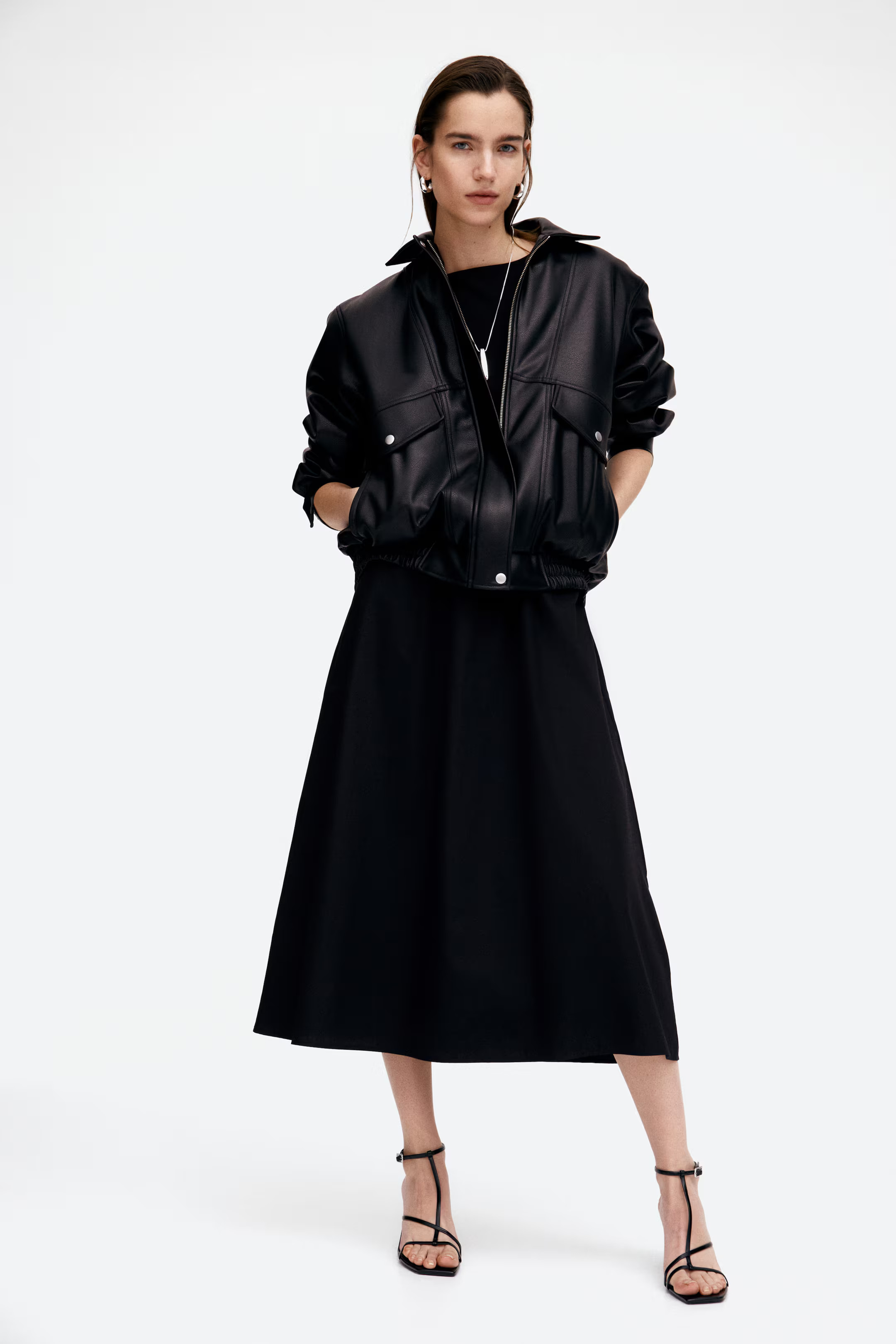 Sleeveless Dress with Flared Skirt | H&M (US + CA)