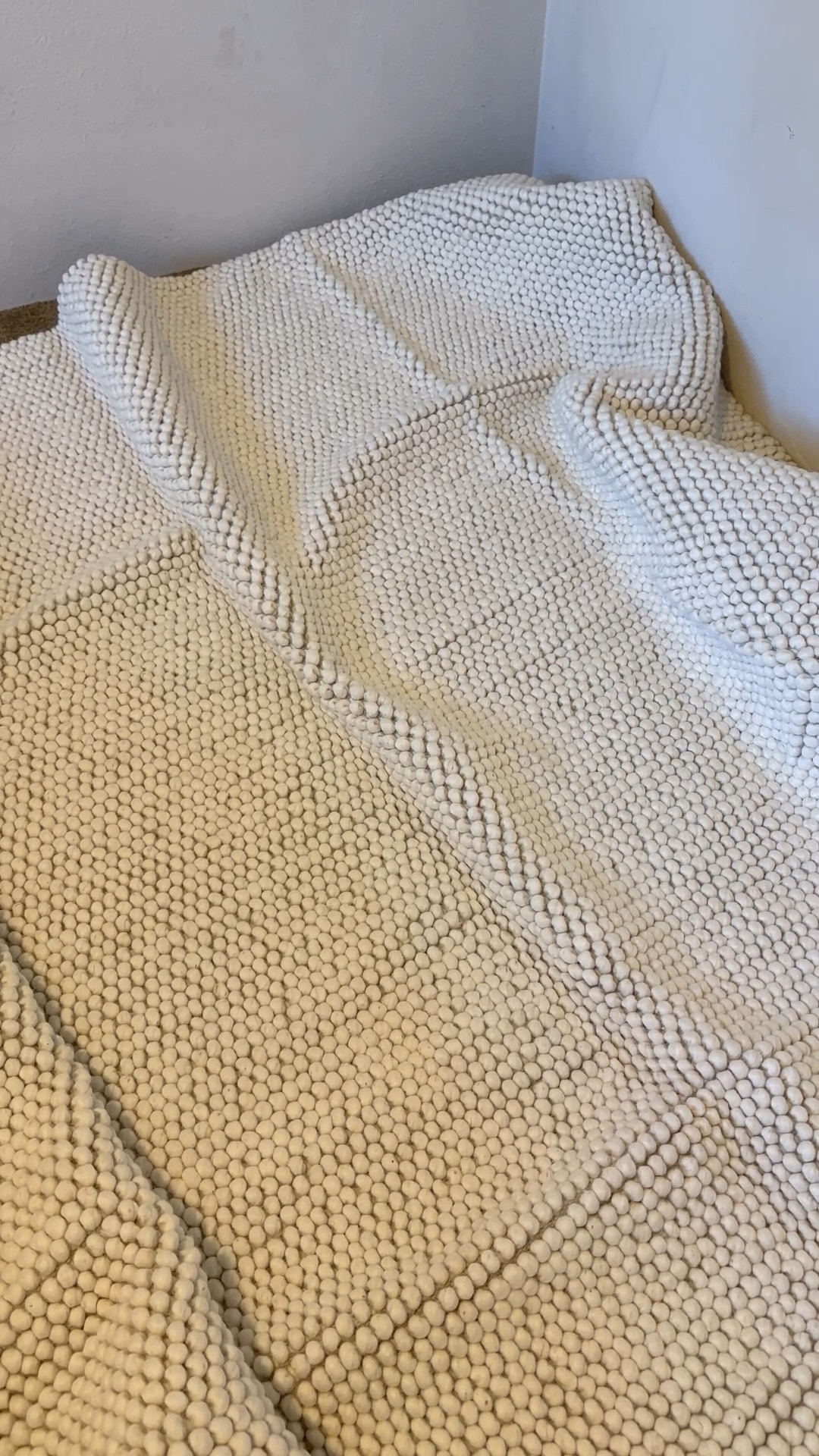 Sneak peek of this gorgeous wool Amazon rug! A 3rd of the price found on other websites! It’s extremely soft and textured. 

Home finds, designer look for less, textured rugs, neutral rugs, cozy home, cozy bedroom, area rugs, best rugs, living room rug, bedroom rug, soft rugs, organic modern, neutral home

#LTKSaleAlert #LTKHome