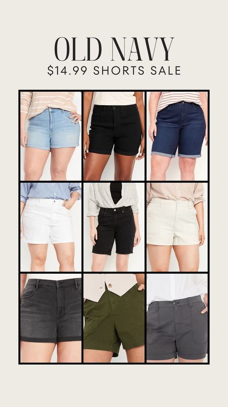 Old Navy memorial day sale has begun! These shorts are all $14.99 ! Denim shorts are the best base for any summer outfits you’ll need this year. These are great for travel, and attending outdoor events like festivals, country concerts  etc. I also just toss these on over my swimsuits and head out to the pool! Old Navy is one of my favorite budget retailers for plus size finds and this memorial day sale event cannot be beat! I personally wear a 2X at Old Navy or a size 20. I find them true to size and a great place to shop for plus size outfits and midsize outfits. 

#LTKPlusSize #LTKSaleAlert #LTKFindsUnder50