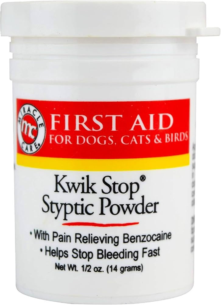 Miracle Care Kwik Stop Styptic Powder For Dogs, Cats, and Birds, Fast-Acting Blood Stop Powder Fo... | Amazon (US)