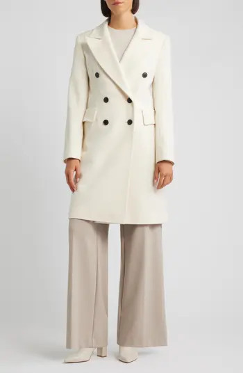 Fleurette Bianca Double Breasted Wool Coat | Nordstrom | Nordstrom