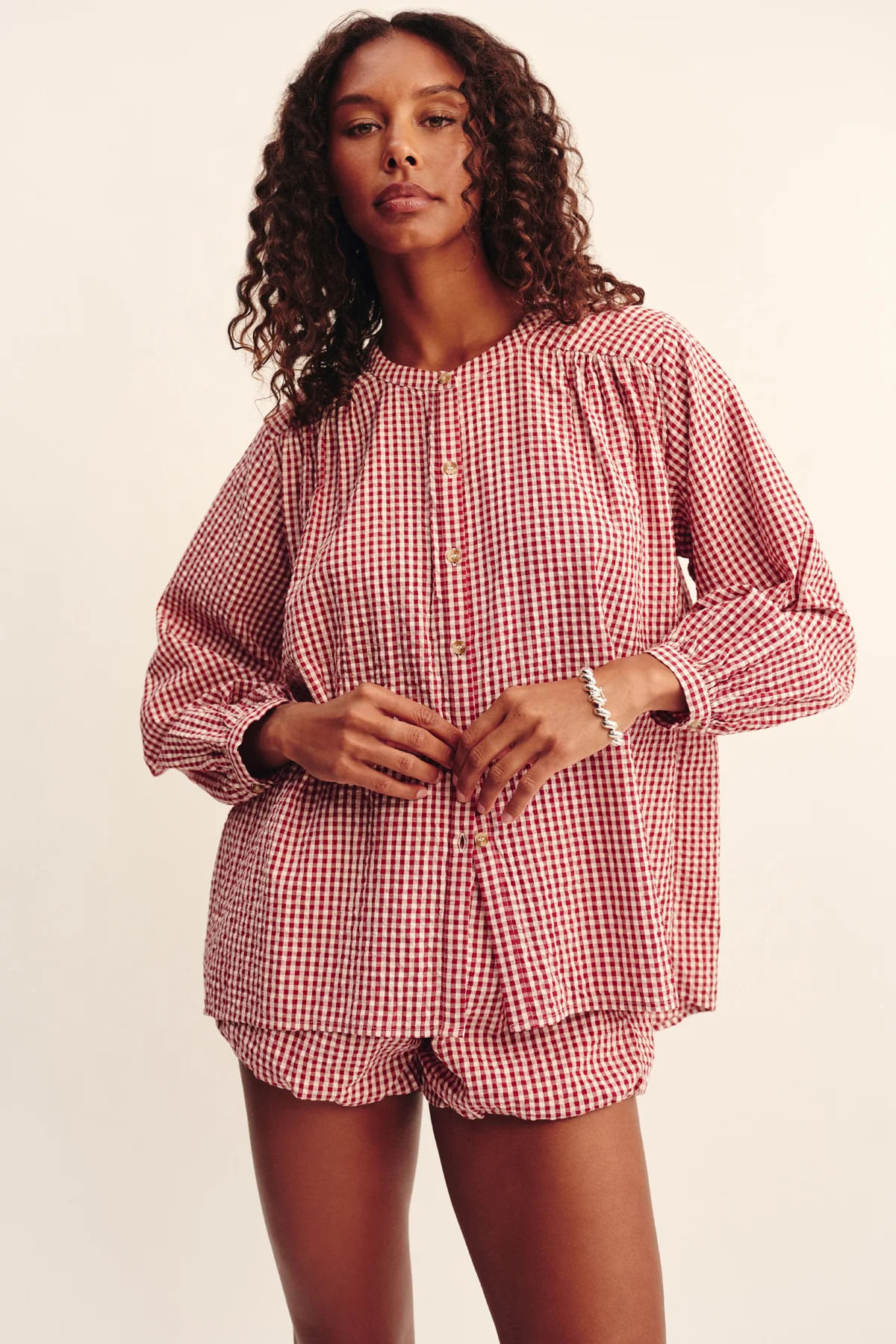 MIRA SHIRT - RED GINGHAM | POSSE (Australia & New Zealand)