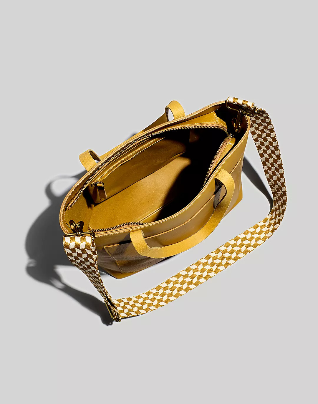 The Zip-Top Medium Transport Tote: Webbing Strap Edition | Madewell