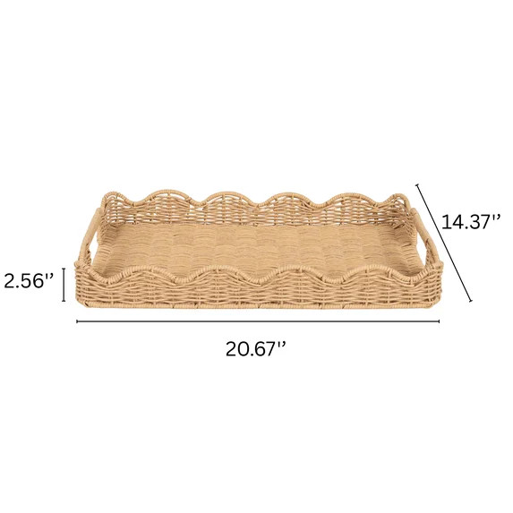 Better Homes & Gardens Rattan Tray | Walmart (US)