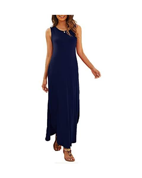 Amazon Essentials Women's Tank Waisted Maxi Dress | Amazon (US)