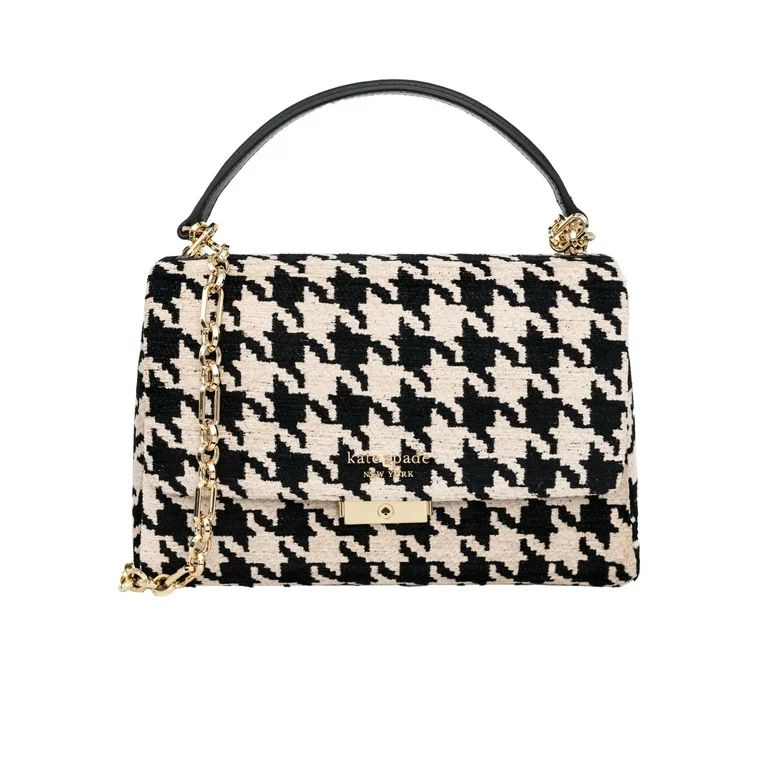 Kate Spade New York Women's Carlyle Houndstooth Medium Shoulder Handbag | Walmart (US)