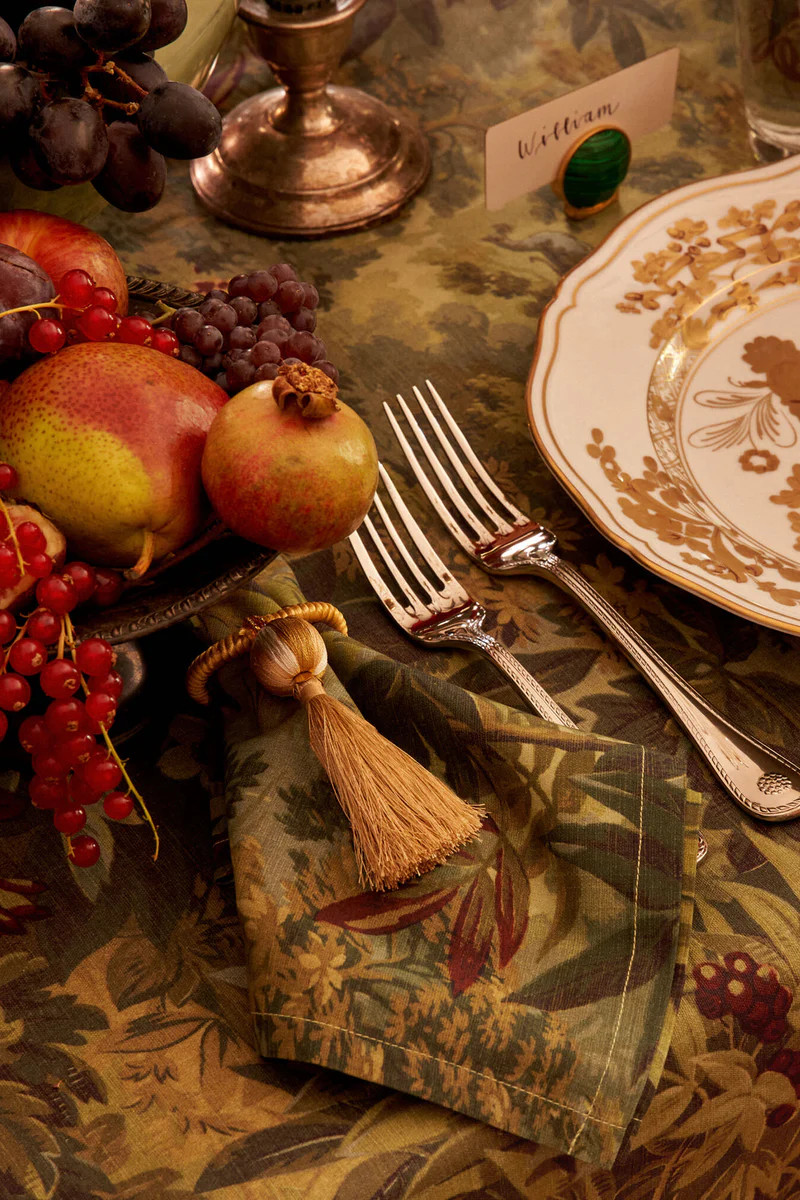 Gold Tassel Napkin Rings (Set of 4) | Tuckernuck (US)