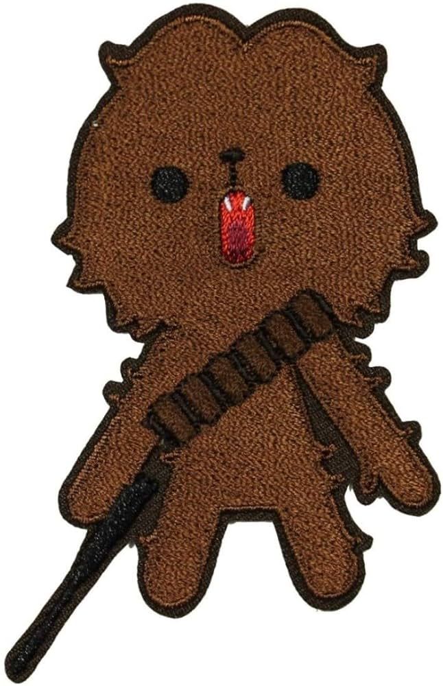 Star Wars Chewbacca Patch Chewy Rebel Emoji Chibi Embroidered Iron On Applique | Amazon (US)
