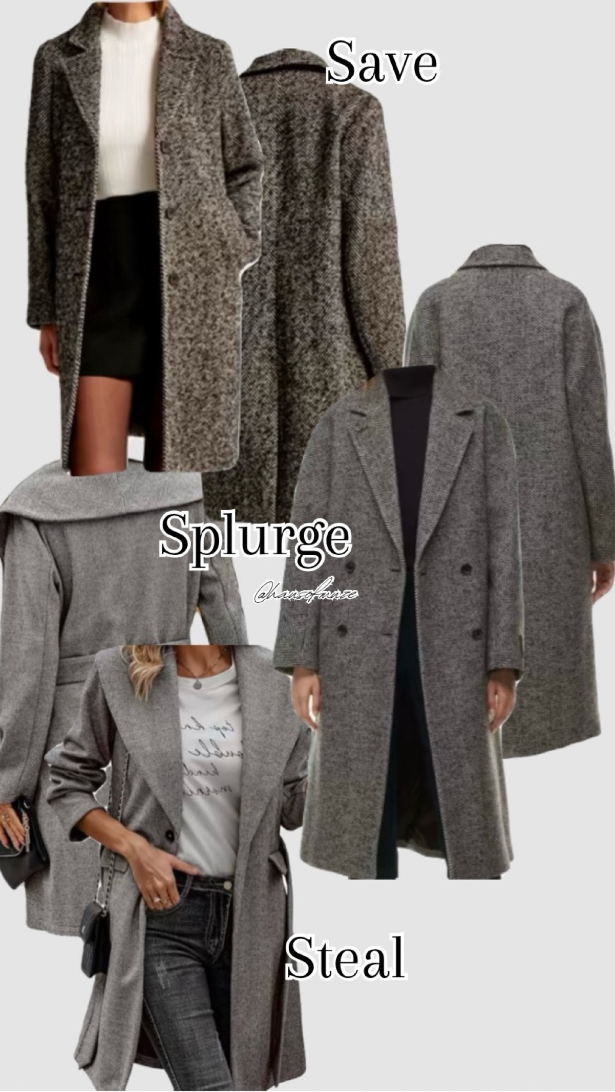 Elevate any winter outfit look w this timeless coat; how would they know?! 😉 

Winter fashion staple
Winter coat
Tweed coat
Winter outfit 
Winter fashion 
Timeless classy staple
Old money fashion staple
Tweed 
Houndstooth
Classy Wool coat 
Amazon finds
Amazon gems 


#LTKfindsunder50 #LTKSeasonal #LTKstyletip