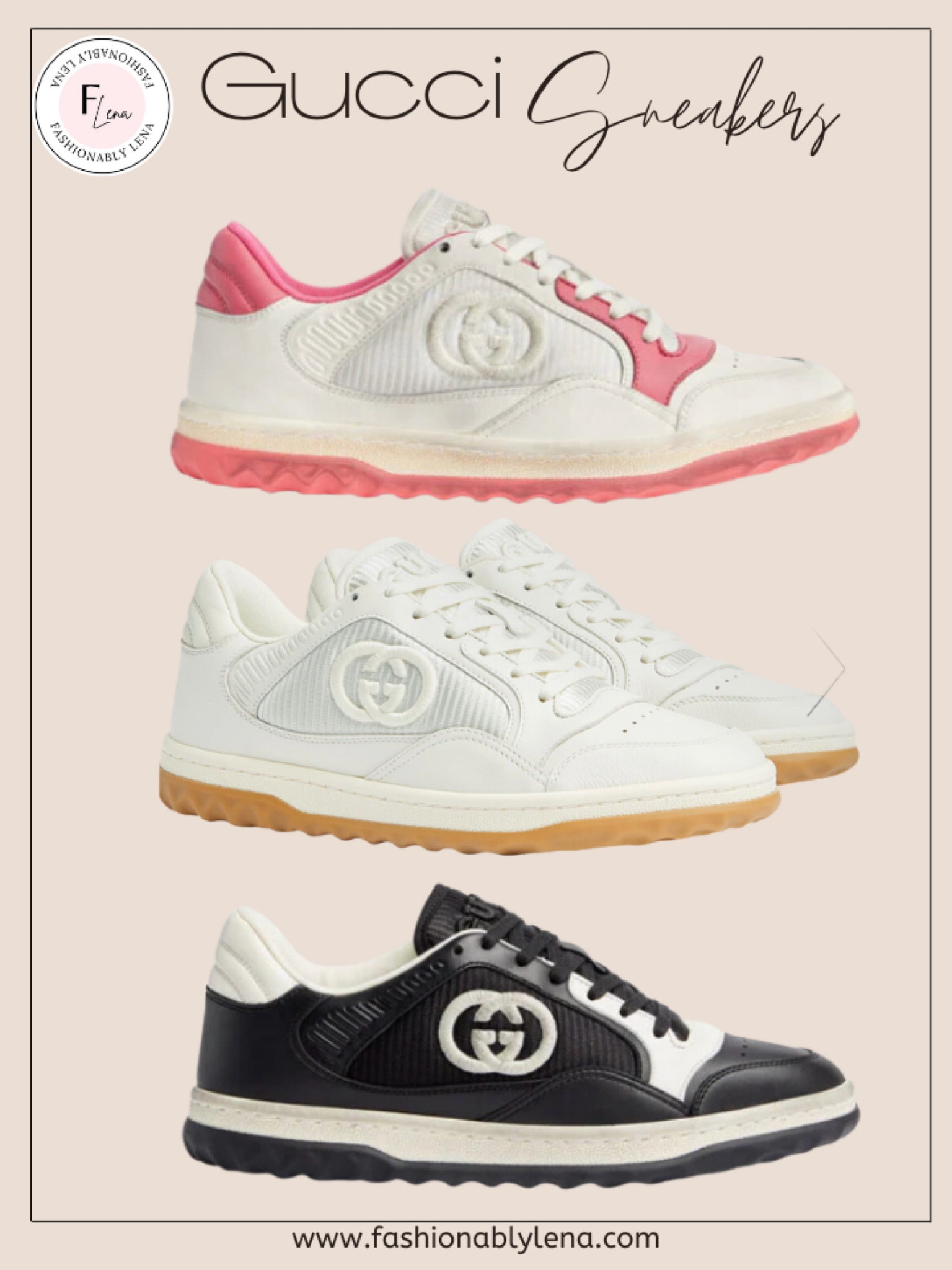 Gucci Sneakers, Gucci neutral sneakers, Designer sneakers, neutral sneakers, white sneakers, beige sneakers, spring sneakers, summer sneakers, women sneakers, trendy sneakers 

#LTKSeasonal #LTKshoecrush