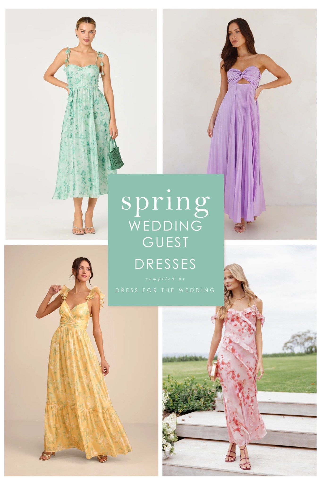 New spring wedding guest dresses for the 2026 wedding season 🌸
Pastel dress
Wedding guest dress 
Easter dress 
Midi dress 
Semi formal dress 
Formal dress
Spring maxi dress 
Follow Dress for the Wedding for cute dresses, sale alerts, wedding style and decor! Visit us at dressforthewedding.com for more! 


#LTKSeasonal #LTKgrwm #LTKWedding