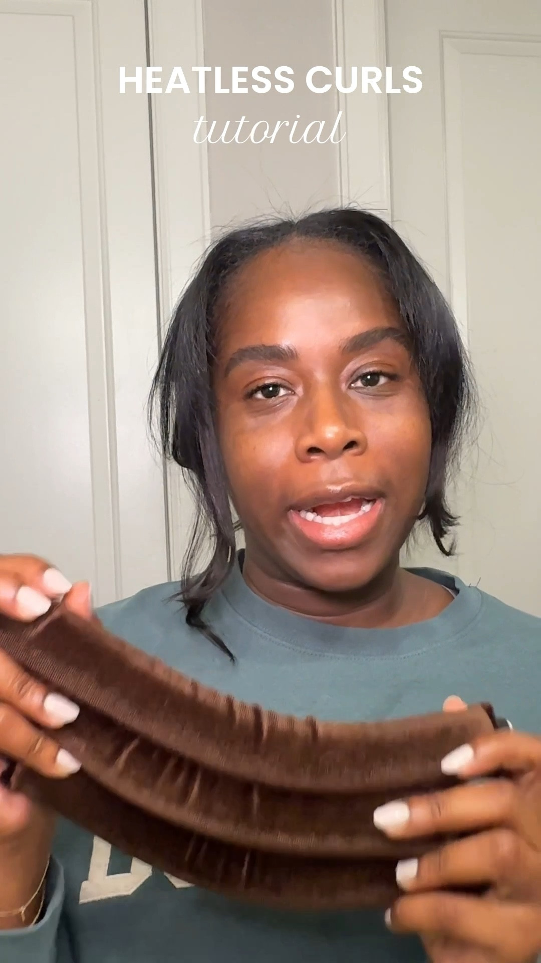 Heatless curlers - the best thing ever! Perfect for the girls who are trying to use minimal heat #overnightcurls #heatlesscurls 