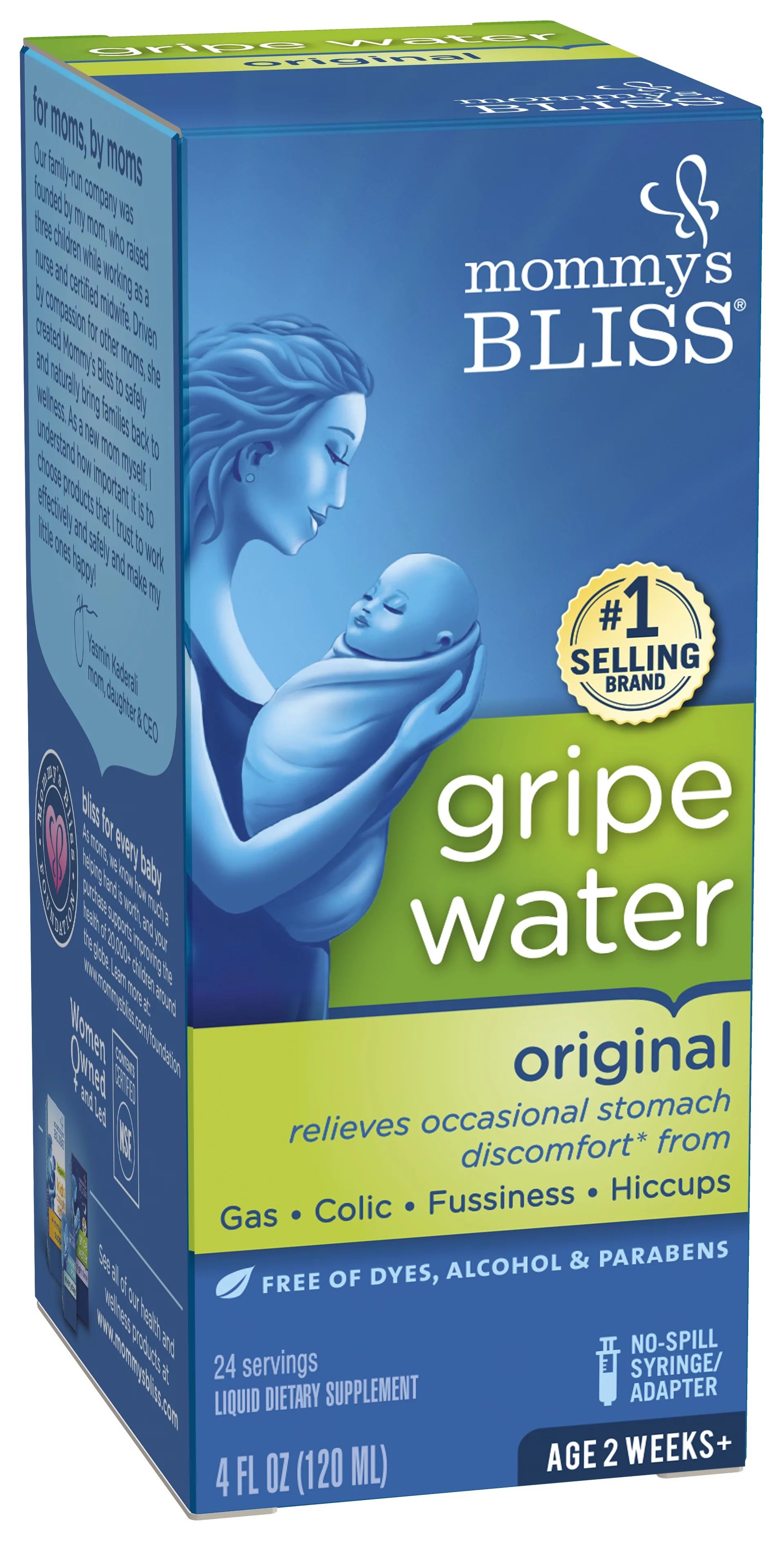 Mommy's Bliss Gripe Water Original, Relieves Stomach Discomfort, 4 fl. Oz. | Walmart (US)