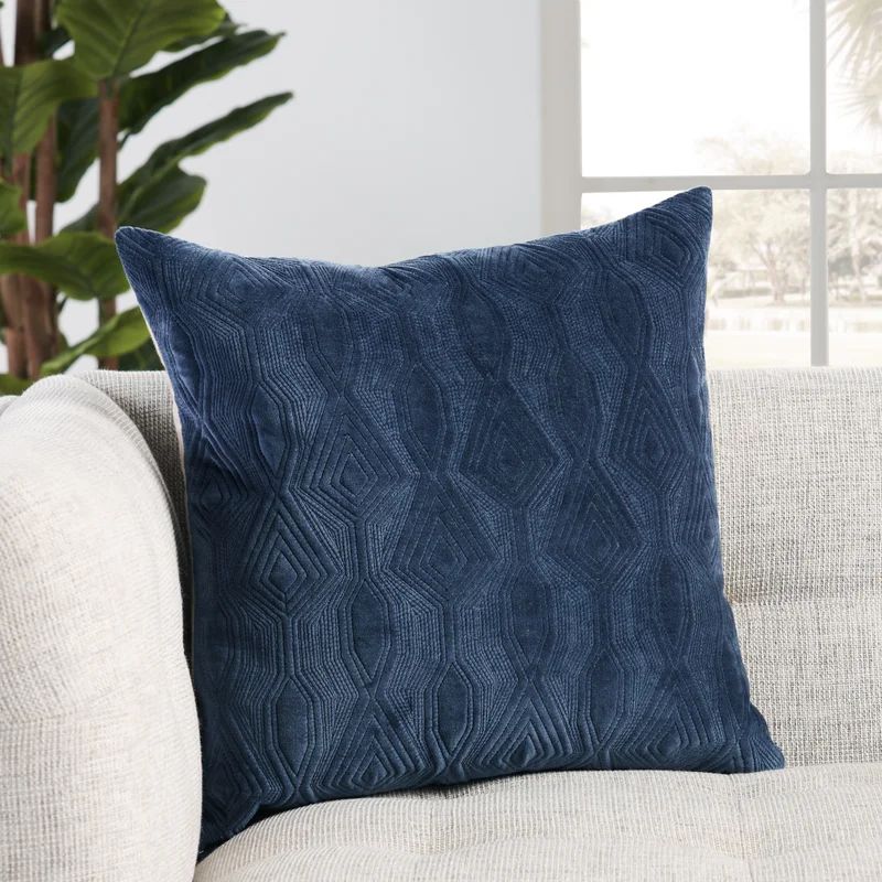Deco Geometric Cotton Throw Pillow | Wayfair North America
