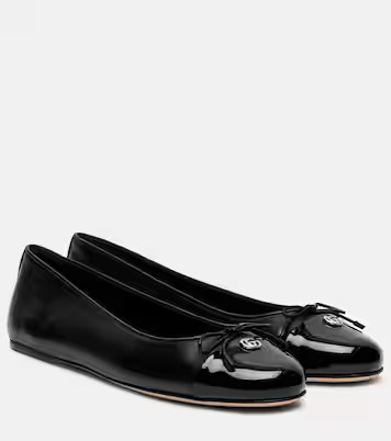 Double G leather ballet flats | Mytheresa (INTL)