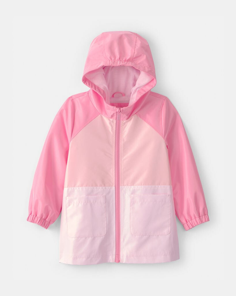 Carter's toddler girl colorblock raincoat 2T Pink | Carter's Inc