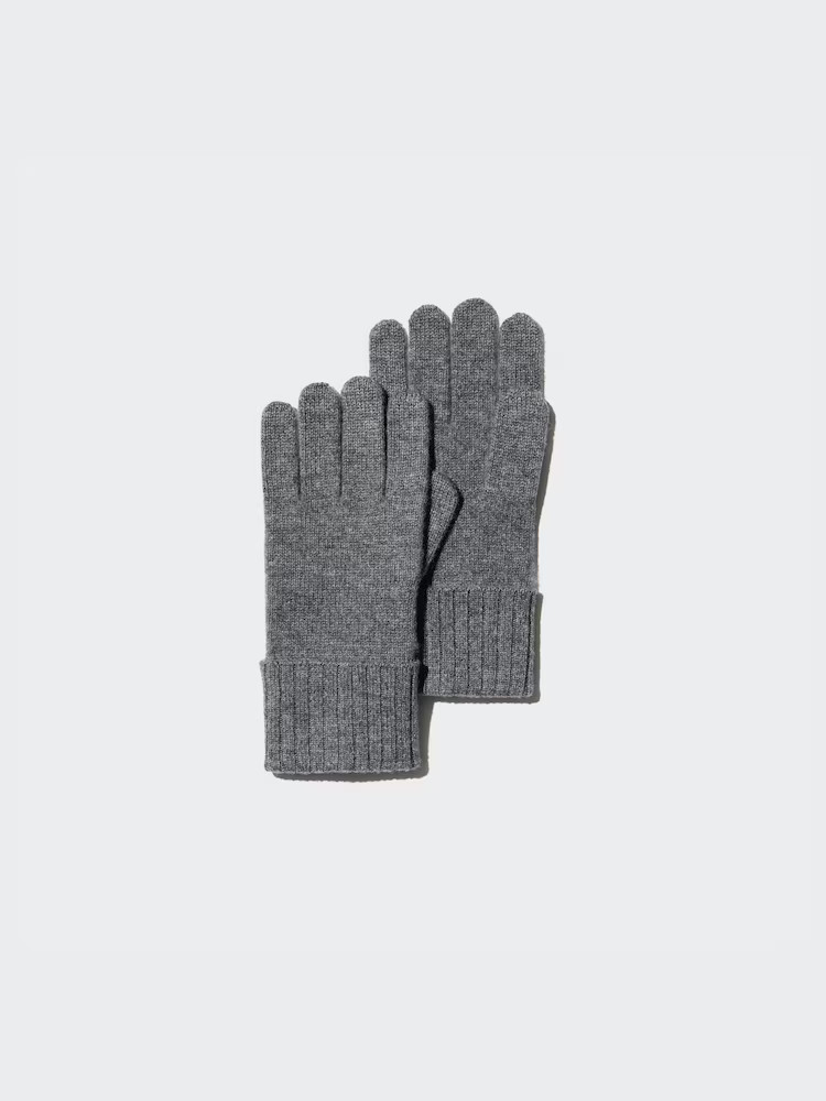 100% Cashmere Knit Gloves | UNIQLO (UK)