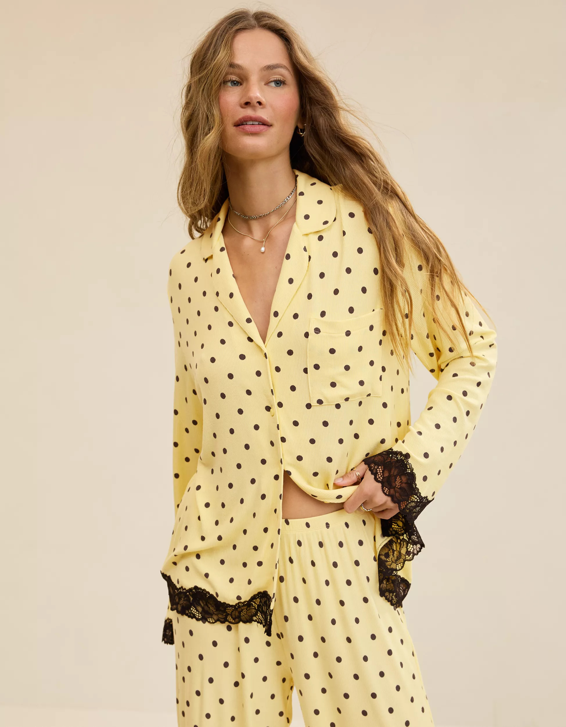 Aerie Real Soft Rib Long Sleeve T-Shirt | Aerie