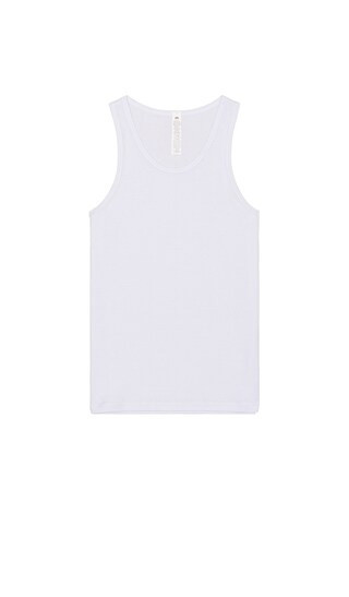 alo Everyday Modal Rib Tank in White. | Revolve Clothing (Global)