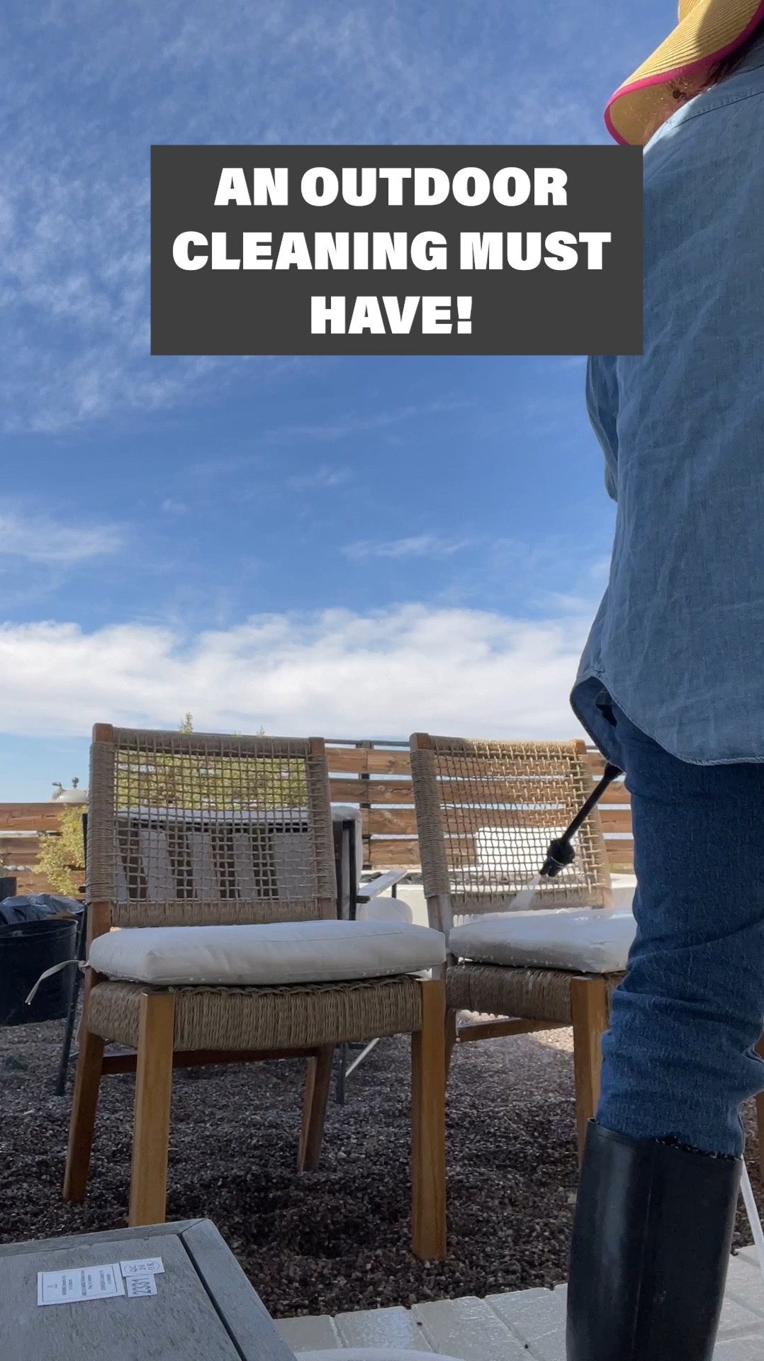 Best cleaning hack ever! This @ryobitoolsusa power washer shocked me when I used it to clean my outdoor cushions that were practically RUINED (if you’ve followed desert-ratgate you know). I wasn’t planning on keeping these cushions BUT after seeing how incredible this washer was and how clean I could actually get them I’m wondering if they’re now salvageable?! If you’re someone who is looking for affordable cleaning solutions to clean your outdoor furniture you need this! No more scrubbing yourself in an oblivion when you can just clean everything this easily! #cleaningtools 

#LTKMens #LTKHome #LTKFindsUnder100