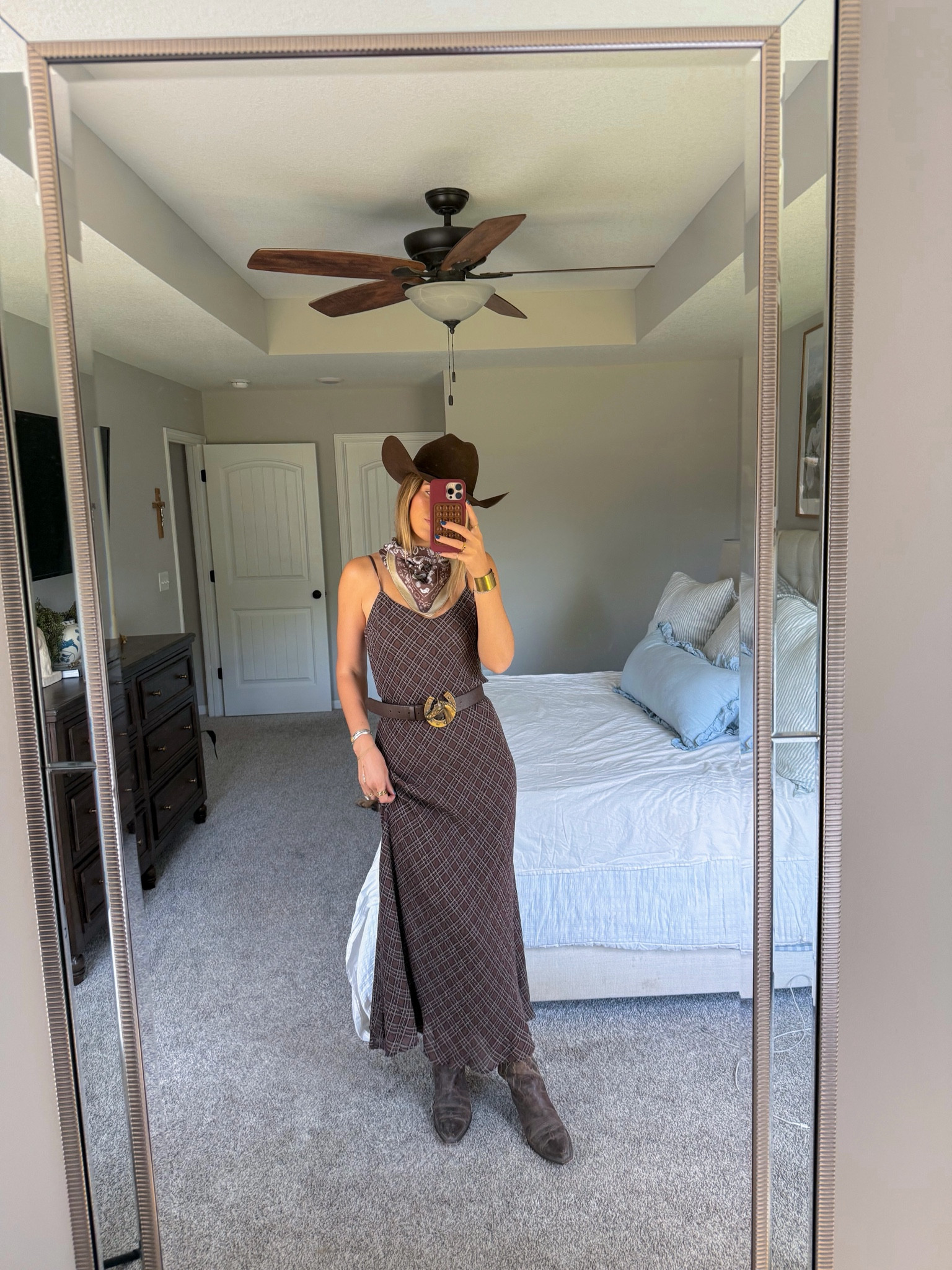 dress in a size small, belt in a size small, hat is from rods but i linked a similar amazon option, boots true to size 

#LTKgrwm #LTKSeasonal #LTKTall